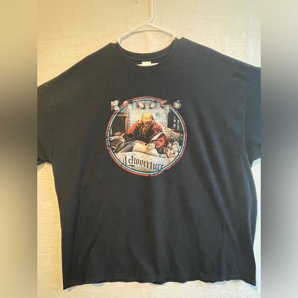 kansas leftoverture men's short sleeve crew neck t-shirt 3XL